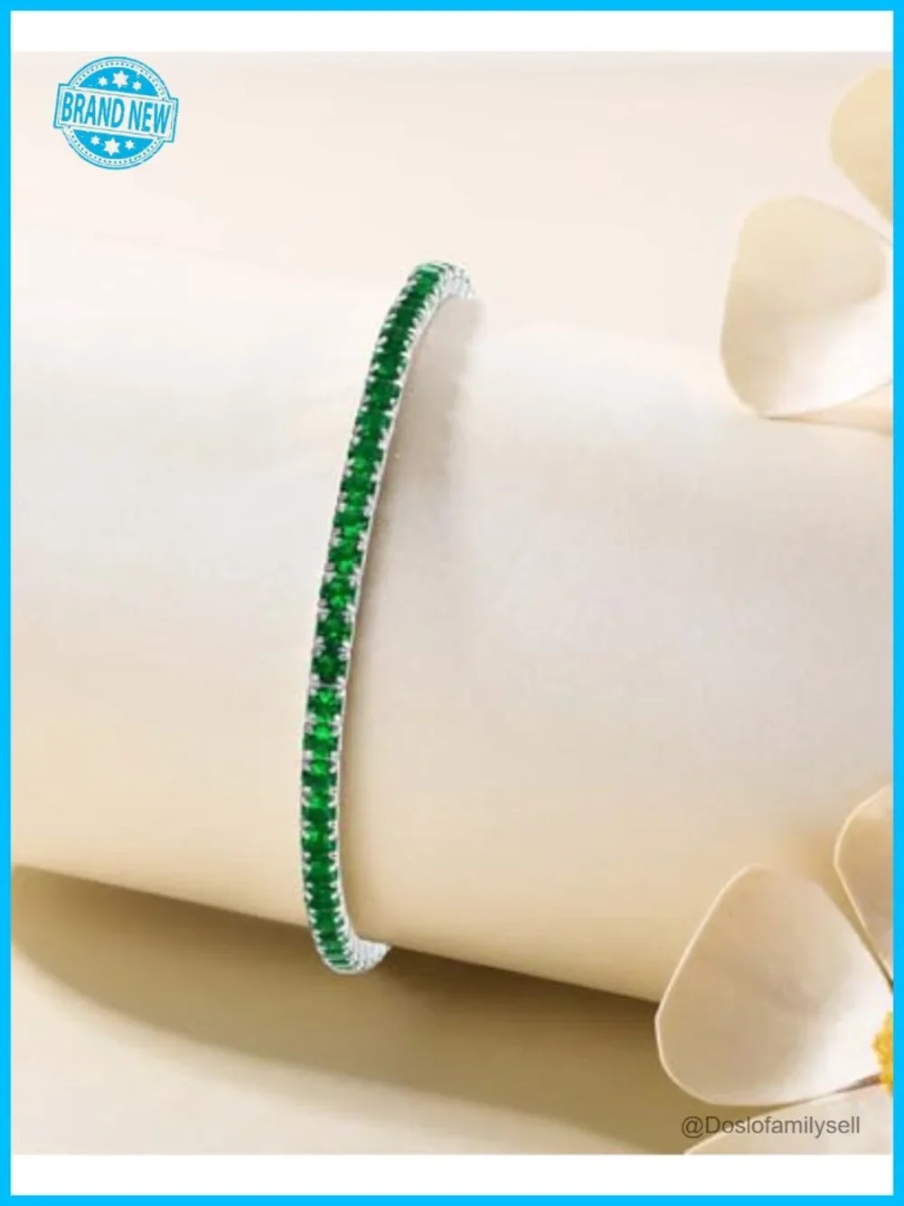 3mm Stretch Tennis Bracelet, 925 Sterling Silver, Adjustable Stackable, Length